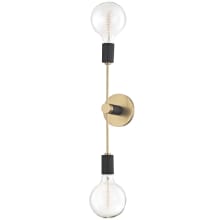 Astrid 2 Light 4-3/4" Wide Wall Sconce