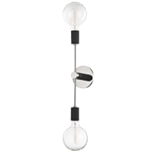 Astrid 2 Light 4-3/4" Wide Wall Sconce