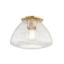 Maya Single Light 9" Wide Semi-Flush Ceiling Fixture