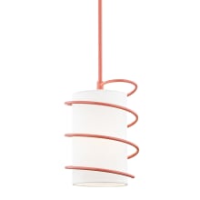 Carly Single Light 8-1/4" Wide Mini Pendant