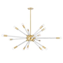 Pippin 15 Light 48" Wide Abstract Chandelier