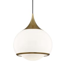 Reese Single Light 14" Wide Pendant