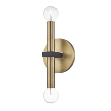 Colette 2 Light 12" Tall Bathroom Sconce