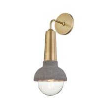 Macy Single Light 17" Tall Bathroom Sconce