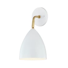 Gia Single Light 13" Tall Bathroom Sconce