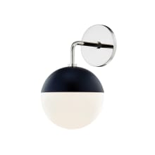 Renee 12" Tall Wall Sconce with Frosted Glass Shade