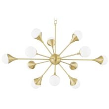 Ariana 12 Light 50" Wide LED Abstract Chandelier