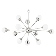 Ariana 12 Light 50" Wide LED Abstract Chandelier