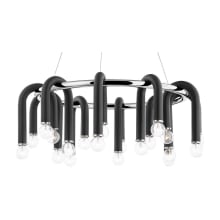 Whit 20 Light 29" Wide Abstract Chandelier