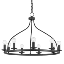 Kendra 9 Light 27" Wide Ring Chandelier