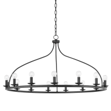 Kendra 15 Light 42" Wide Ring Chandelier