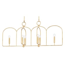 Mallory 6 Light 45" Wide Linear Chandelier