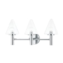 Connie 3 Light 22" Wide Bathroom Vanity Light