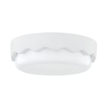 Wave 3 Light 16" Wide Flush Mount Drum Ceiling Fixture