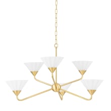 Kelsey 6 Light 35" Wide Chandelier