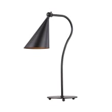Lupe Single Light 21" Tall Gooseneck Table Lamp
