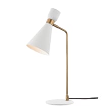 Willa Single Light 24" Tall Arc Table Lamp