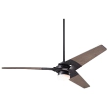 Torsion 52" 3 Blade Outdoor Ceiling Fan with Custom Blade, 17w Light Kit 271, and Control Options