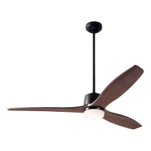 Arbor 54" 3 Blade Outdoor Ceiling Fan with DC Motor, Custom Blade, Integrated LED Light Kit, and Control Options