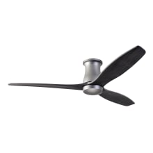 Arbor Flush 54" 3 Blade Outdoor Ceiling Fan with Custom Blade, Light Kit, and Control Options