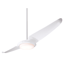 IC/Air2 56" 2 Blade Outdoor Ceiling Fan with Light Kit, Custom Blade and Control Options