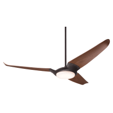 IC/Air3 56" 3 Blade Outdoor Ceiling Fan with Light Kit, Custom Blade and Control Options