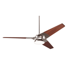 Torsion 52" or 62" 3 Blade Outdoor Ceiling Fan with Custom Blade, Light Kit, and Control Options