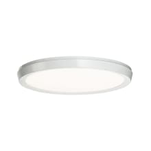 Argo 11" Wide LED Flush Mount Ceiling Fixture with Smooth White Acrylic Shade