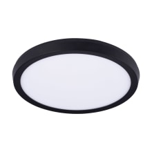 Argo 11" Wide LED Flush Mount Ceiling Fixture with Smooth White Acrylic Shade