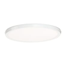 Argo 15" Wide LED Flush Mount Ceiling Fixture with Smooth White Acrylic Shade