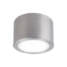 Vessel 6" Wide LED Outdoor Flush Mount Drum Ceiling Fixture / Wall Sconce