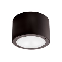 Vessel 6" Wide LED Outdoor Flush Mount Drum Ceiling Fixture / Wall Sconce