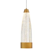 Mystic 4" Wide LED Crystal Mini Pendant