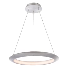 The Ring 24" Wide LED Suspended Ring Chandelier