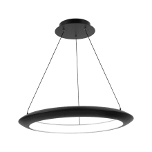 The Ring 24" Wide LED Suspended Ring Chandelier
