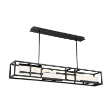 Memory 8 Light 56" Wide Integrated LED Linear Chandelier