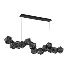 Riddle 64" Wide Integrated LED Linear Chandelier