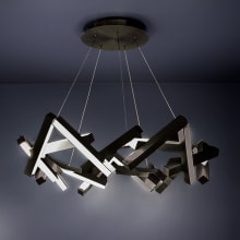 Chaos 34" Wide Integrated LED Chandelier