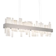 Acropolis 46" Wide LED Abstract Linear Chandelier