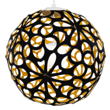 Groovy 48" Wide LED Globe Chandelier