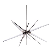 Stormy 6 Light 26" Wide LED Abstract Sputnik Chandelier