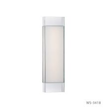 Cloud 1 Light LED ADA Compliant Bathroom Sconce - 18.13 Inches Wide