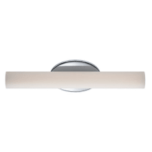 Loft 18" Wide LED Bath Bar with Etched Opal Glass Shade