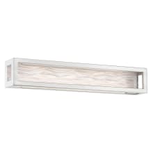 Shock Waves 27" Wide LED Bath Bar