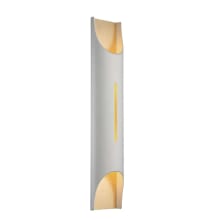 Mulholland 3 Light 32" Tall Integrated LED Wall Sconce