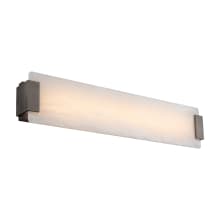 Quarry 28" Wide ADA LED Bath Bar with Spanish Alabaster Shade