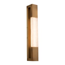 Ember 23" Tall LED Wall Sconce with Optic Crystal Shade