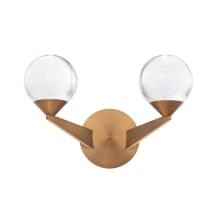 Double Bubble 2 Light 15" Wide LED Wall Sconce