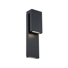 Double Down Light 5" Wide Integrated LED Outdoor Wall Sconce - ADA Compliant