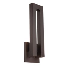 Forq 1 Light LED Outdoor Wall Sconce - 8 Inches Wide